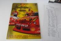 QUEENSLAND: Six signed motor sport programmes from Queensland meetings (signed by 48+ drivers) - 3