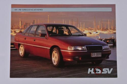 HSV SV90: A HSV SV90 (VQ) colour sales brochure