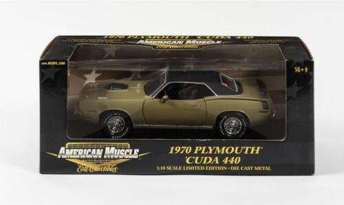 PLYMOUTH: A NOS 1:18 scale American Muscle Plymouth 'Cuda 440. Limited Edition
