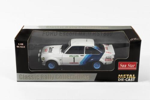FORD: A NOS 1:18 scale Sun Star Ford Escort RS1800