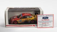 FORD: A NOS 1:18 scale Biante Ford Falcon AU XR8, Johnson-Johnson #17 with sealed framed print and certificate of authenticity - 2
