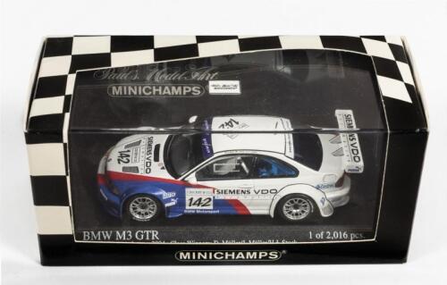 BMW: A NOS 1:43 scale Minichamps BMW M3 GTR Limited Edition
