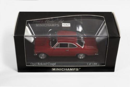 OPEL: A NOS 1:43 scale Minichamps Opel Rekord Coupe Limited Edition