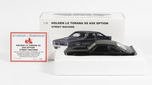 HOLDEN: A NOS 1:18 scale Autoart Holden LX Torana SS A9X Option Limited Edition and Certificate of Authenticity