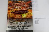 QUEENSLAND: Six signed motor sport programmes from Queensland meetings (signed by 48+ drivers) - 7