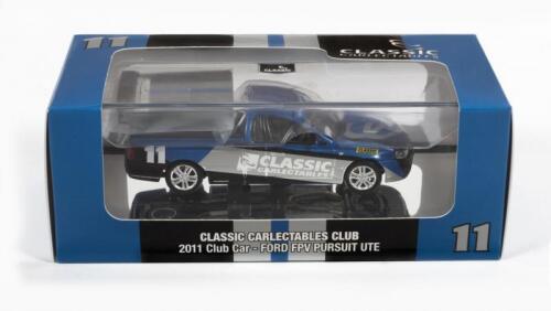 FORD: A NOS 1:43 scale Classic Carlectables Ford FPV Pursuit Ute #11 2011 Club Car