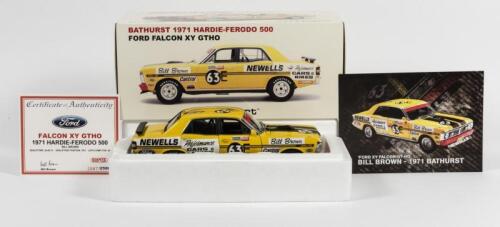 FORD: A NOS 1:18 scale Biante/Autoart Ford XY GT-HO 1971 Bathurst, Bill Brown #63 Limited Edition and Certificate of Authenticity