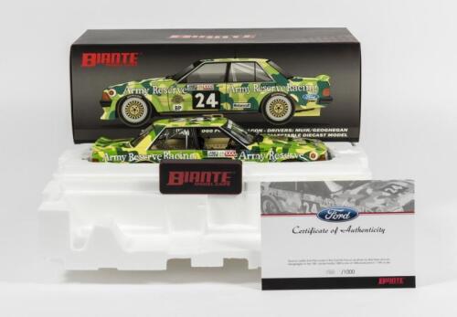 FORD: A NOS 1:18 scale Biante models cars Ford XD Falcon 1981 Bathurst, B.Muir/I.Geoghegan #24 Limited Edition and Certificate of Authenticity
