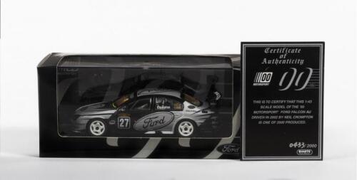 FORD: A NOS 1:43 scale Biante Ford Falcon AU 2002 "OO Motorsport", Neil Crompton #27 Limited Edition and Certificate of Authenticity