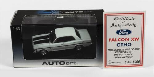 FORD: A NOS 1:43scale Autoart Ford Falcon XW GT-HO Limited Edition and Certificate of Authenticity