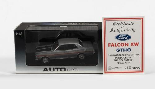 FORD: A NOS 1:43 scale Autoart Ford Falcon XW GT-HO Limited Edition and Certificate of Authenticity