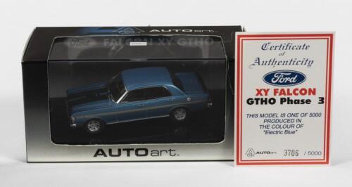 FORD: A NOS 1:43 scale Autoart Ford Falcon XY GT-HO Limited Edition and Certificate of Authenticity