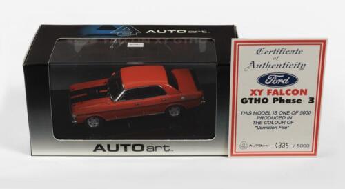 FORD: A NOS 1:43 scale Autoart Ford Falcon XY GT-HO Limited Edition and Certificate of Authenticity