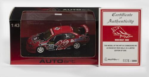 HOLDEN: A NOS 1:43 scale Autoart Holden Commodore VX 2002 Holden Young Lions, Rick Kelly #02 Limited Edition and Certificate of Authenticity
