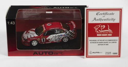 HOLDEN: A NOS 1:43 scale Autoart Holden Commodore VX 2002 Holden Racing Team, Mark Skaife #1 Limited Edition and Certificate of Authenticity