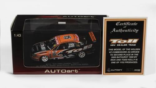 HOLDEN: A NOS 1:43 scale Autoart Holden Commodore VZ 2006 HSV Dealer Team, R.Kelly/T.Kelly #15 Limited Edition and Certificate of Authenticity