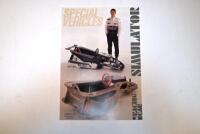 HSV SIMULATOR: A March 1996 HSV Racing Car Simulator colour sales brochure