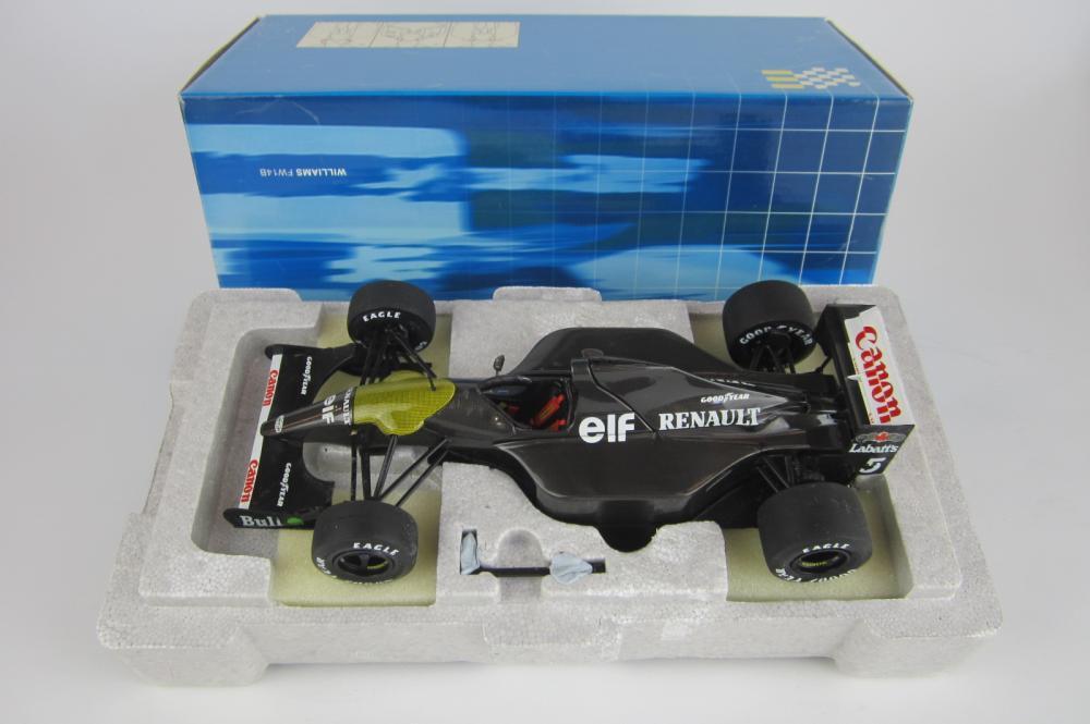 WILLIAMS FW14B: A 1:18 scale Williams FW14B Carbon Fibre Test Car