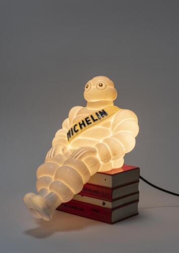 MICHELIN: An illuminated Bibendum book store figure, French 1960