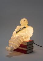 MICHELIN: An illuminated Bibendum book store figure, French 1960