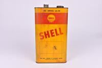 SHELL: A one gallon Shell Vitrea Oil 27 tin - 2
