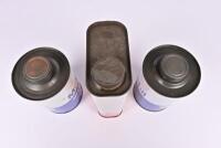 MOBIL: Three Mobil oil tins - 4