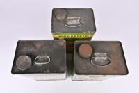CASTROL: Three Castrol one gallon tin of varying periods - 4