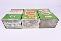 CASTROL: Three Castrol one gallon tin of varying periods - 5