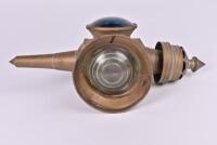 COACH LAMP: A large brass coach lamp (38cm&nbsp;high) - 2