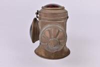 COACH LAMP: A large brass coach lamp (38cm&nbsp;high) - 5