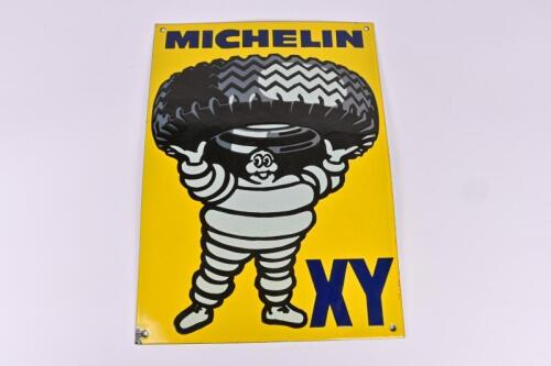MICHELIN: A reproduction enamel Michelin 'XY' truck tyre sign