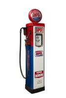 PETROL PUMP: A Wayne AS70 Electric petrol pump in Ampol livery, circa 1950's (233cm high)