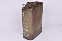 ATLANTIC: A 4 gallon hand painted period Atlantic Motor Oil S.A.E 40 jerry can
