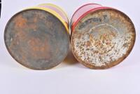SHELL: Two Shell 20 litre drums including a Shell Racing Fuel A - 3