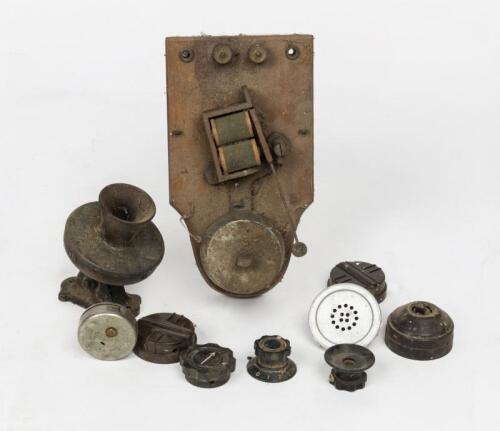 TELEPHONES: A collection of vintage telephone parts
