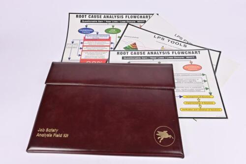 MOBIL OIL: A pristine original Mobil Oil original fitted portfolio 'Job Safety Analysis Field Kit'