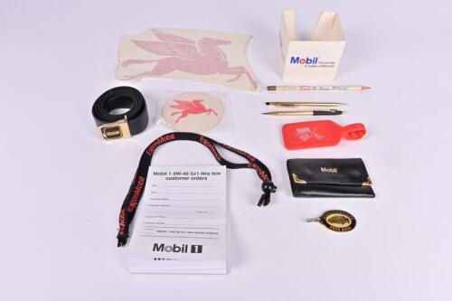 MOBIL /ESSO: A collection of Mobil Oil and Esso branded paraphernalia