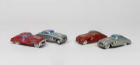 MERCEDES: Four 1950s Italian tin toys of a Mercedes Race car by Marchesini-Bologna