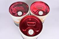 SHELL: Three 20 litre drums of circa 1980s 'Shell Racing Fuel A' drums - 3