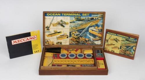 MECCANO: A Meccano Ocean Terminal set NO. 6, circa 1970