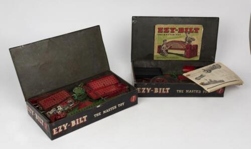 EZY-BILT: Two Ezy-Bilt tins with various parts
