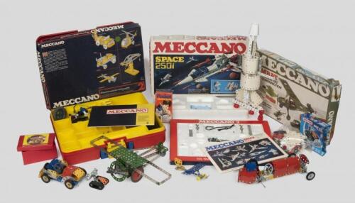 MECCANO: A collection of Meccano parts, circa 1970 and later