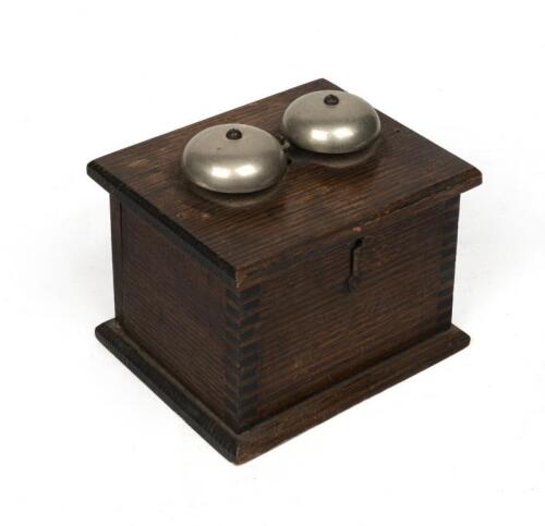 TELEPHONES: Am oak cased telephone bell, first half of 20th century