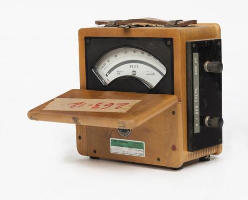 INSTRUMENTS: An AJ William AC Voltmeter, Melbourne circa 1940
Type P16, No. 19030