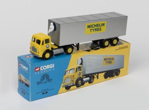 MICHELIN: A 1996 die cast scale model of a Leyland Beaver Box Trailer by Corgi