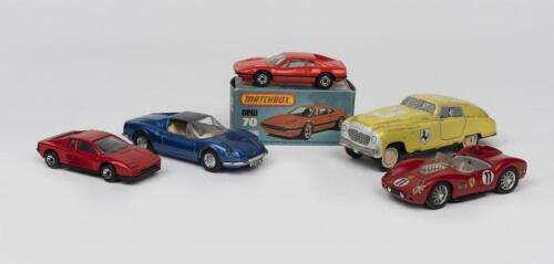 FEERARI: A collection of model toy Ferraris, 1950s and later