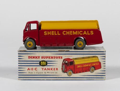 DINKY: An original Dinky 991 A.E.C Tanker, 'Shell Chemicals Limited' livery