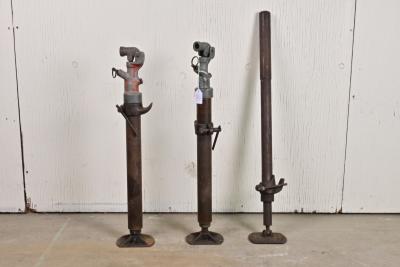 JACKS: Three vintage jacks including a ‘Vulcan MFG Co hydraulic jacks made in St Paul Minnesota