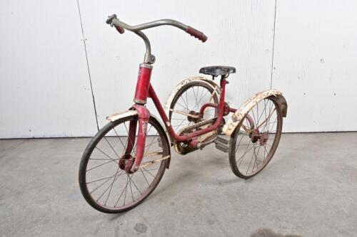 TRICYCLE: A circa 1950s child's tricycle