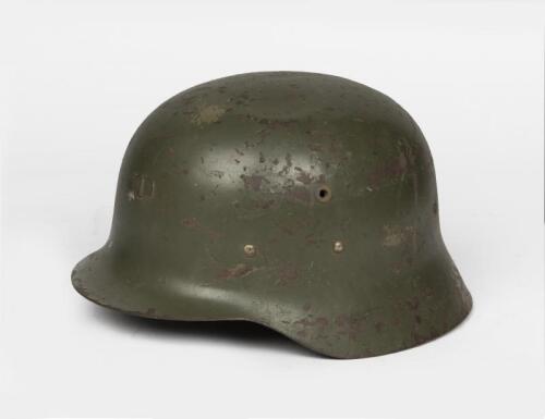 HELMET: A Spanish "Modelo M42/79" steel helmet, circa 1979